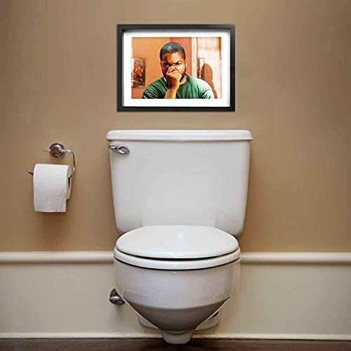Funny Movie Wall Art The Toilet Poster Funny Bathroom Art Frame 12"X16" #TOP2