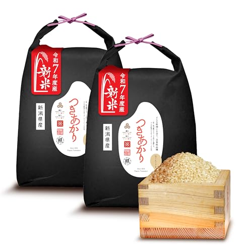 【玄米 令和7年度産新米】新潟県産 つきあかり 玄米 10kg 食物繊維 糖質制限 ヘルシー 一等級の厳選米