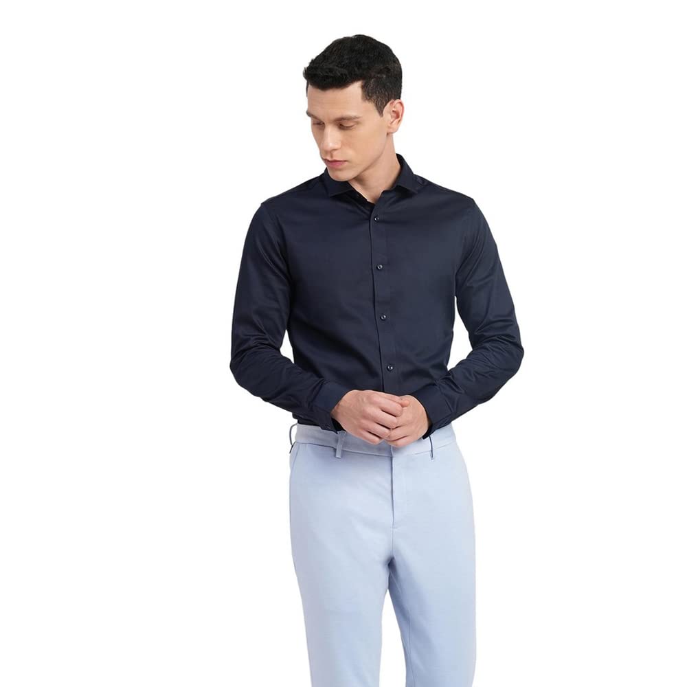 jack & jones Solid Cotton Slim Fit Mens Casual Shirt-picture-31