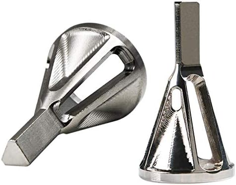 HSS Deburring External Chamfer Tool,IRmm High Speed Steel Remove Burr Tools for Drill Bit Fits for Bolts，2 Pack