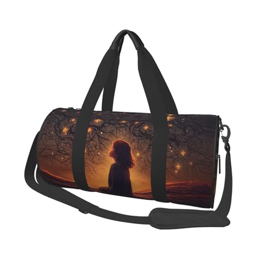 Sac de sport en toile imprimé bulldog anglais grand volume pour homme et femme