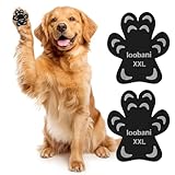 Loobani Dog Paw Pads - Anti-Slip Dog Paw Protector for Senior Dogs Walk on Hardwood Floor,Non-Slip Dog Grippers,Senior Dogs Essentials,12sets(48pcs) XXL (61-80lbs)
