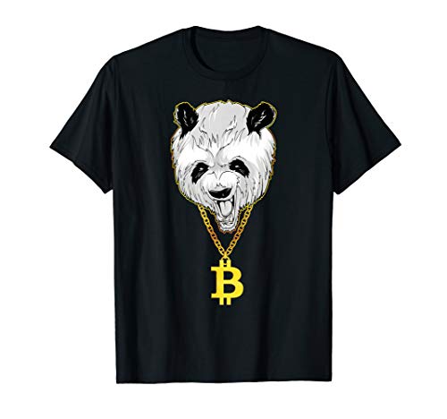 Bitcoin Cryptocurrency PandaGangster T-shirt