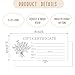 Blank Gift Certificates, 25 Bouquet Gift Certificate Cards for Business, Spa, Salon, Massage, Restaurants, Custom Client Vouchers for Birthday, Work Card -01