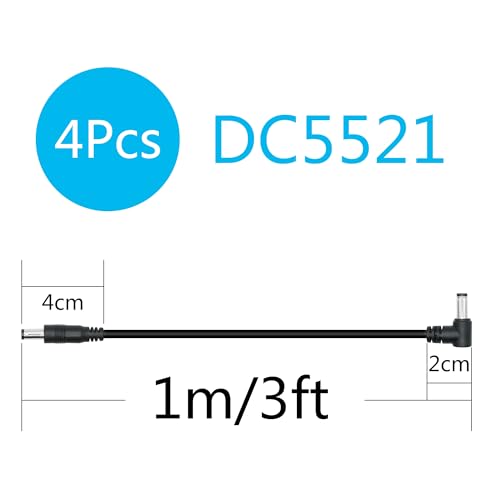 Cables de extensión de alimentación de 12 V CC de 5,5 mm x 2,1 mm para cámaras de seguridad 7