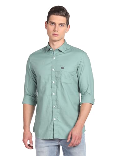 Image of Arrow Men's 100% Cotton Slim Fit Shirt