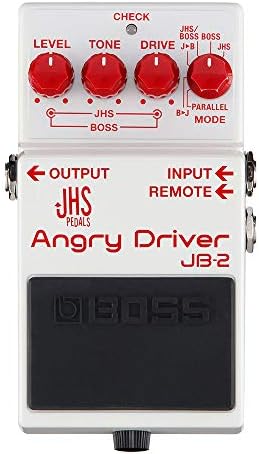 BOSS Jb-2 Angry Driver Distortion Overdrive Pedal, All-New Overdrive Pedal with Massive Tonal Range, Blue, Red, Purple image 2