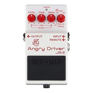 All-new overdrive pedal with massive tonal range, jointly developed by BOSS and JHS Pedals Combines the voices of the BD-2 Blues Driver from BOSS and Angry Charlie from JHS Pedals Three dual-concentric knobs provide independent drive, tone, and level...