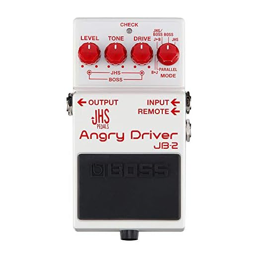 Pedal de saturación y distorsión BOSS JB-2 Angry Driver — Nuevo pedal de saturación con un rango sonoro enorme