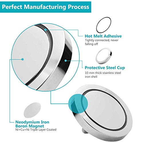 Fishing Magnets 800Lbs Pulling Force Powerful Neodymium Magnets With Countersunk Hole And Eyebolt, Great For Salvage Or Magnetic Fishing #TOP2