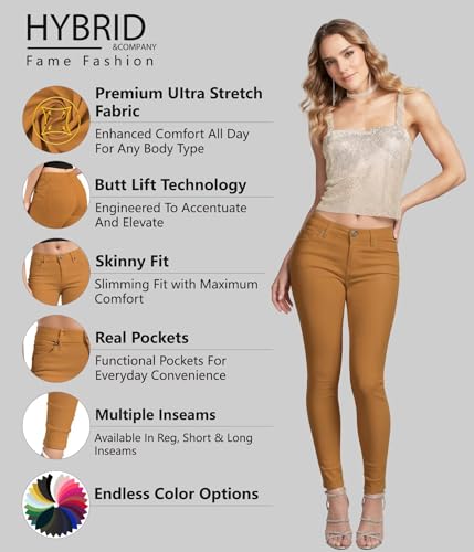 Image of Hybrid & Company Women's Stretch Denim Jeans