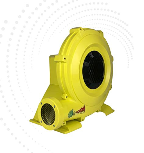 Zoom Blowers Portable Air Pump for Inflatables - Energy Efficient High Power 750-Watt, 1 HP Compact Residential Air Blower for Bounce Houses, Slide Combos, Water Slides, and Obstacle Course for Kids - Image 7