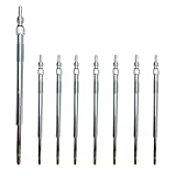 Ensun Diesel Glow Plugs - Dual Coils Fast Start - Compatible with 6.7L V8 Diesel 2011 F-250 F-350 F-450 F-550 Super Duty Pack of 8