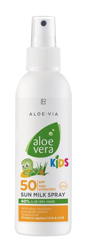 LR Aloe Vera dziecięcy letni zestaw do pielęgnacji ciała, balsam do ciała i krem przeciwsłoneczny (duży)