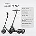 Segway-Ninebot E3 Pro D, E-Scooter Deutscher Straßenzulassung, 55 km Eco Modus Reichweite, 47km Sport Modus Reichweite, Federung vorne & hinten, 800 W Motor, faltbar, 17,9 kg, 10-Zoll Reifen, IPX5