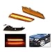 KENRTIR for 2004 2005 2006 2007 2008 Chrysler Crossfire Front Bumper Side Marker Light Amber Lens Amber LED Fender Lamp