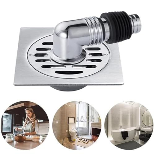 Couvercle de vidange de sol pour machine à laver empêche reflux