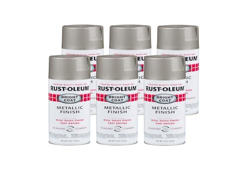 Top 5 Aluminum Spray Paints: Your Buying Guide 7 Rust-Oleum 7715830-6PK Stops Rust Bright Coat Metallic Spray Paint