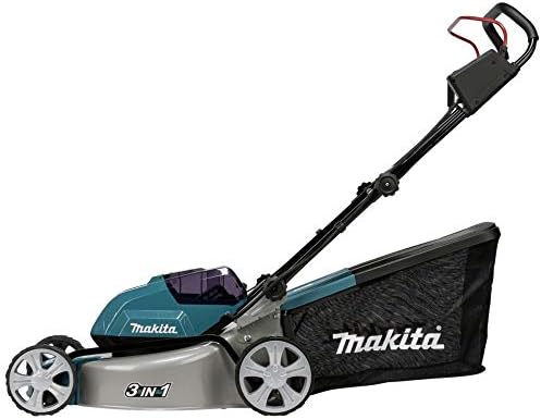 Makita DLM460PT2 Twin 18V (36V) Li-ion LXT Brushless Lawn Mower complete with 2 x 5.0 Ah Li-ion Batteries and Twin Port Charger
