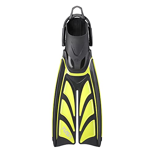 TUSA SF-0111 Hyflex Zoom Scuba Diving Fins, Large/X-Large, Flash Yellow