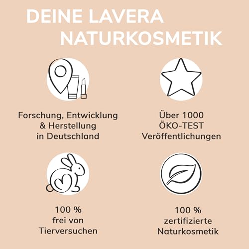 lavera Multi Balm -Sundown Gold 03 - intensive Farbe - frischer Glow - müheloses Verblenden - für Augen, Lippen & Wangen - vegan - Naturkosmetik - 4,9 g