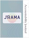  J\'Rama Accountability Journal, 8.5\" x 11\" Notebook/Notepad, 120 College Ruled Pages for gift motivational journal, inspirational notepadoffice school ... to inspire a light-hearted self-reflection.