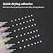 Glue Pens for Crafting 6Pcs Kids-Friendly Quick Dry Glue Pen Sticks 1mm Easy Control Precision Scrapbook Supplies for Crafting, Card Making Random Color Pen Sewline