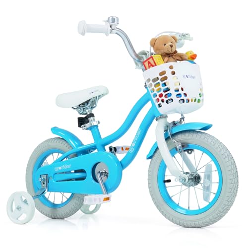 Image of BABY JOY Kids Bike, 12 14 16 18 20 Inch Boys Girls Bike w /Removable Basket