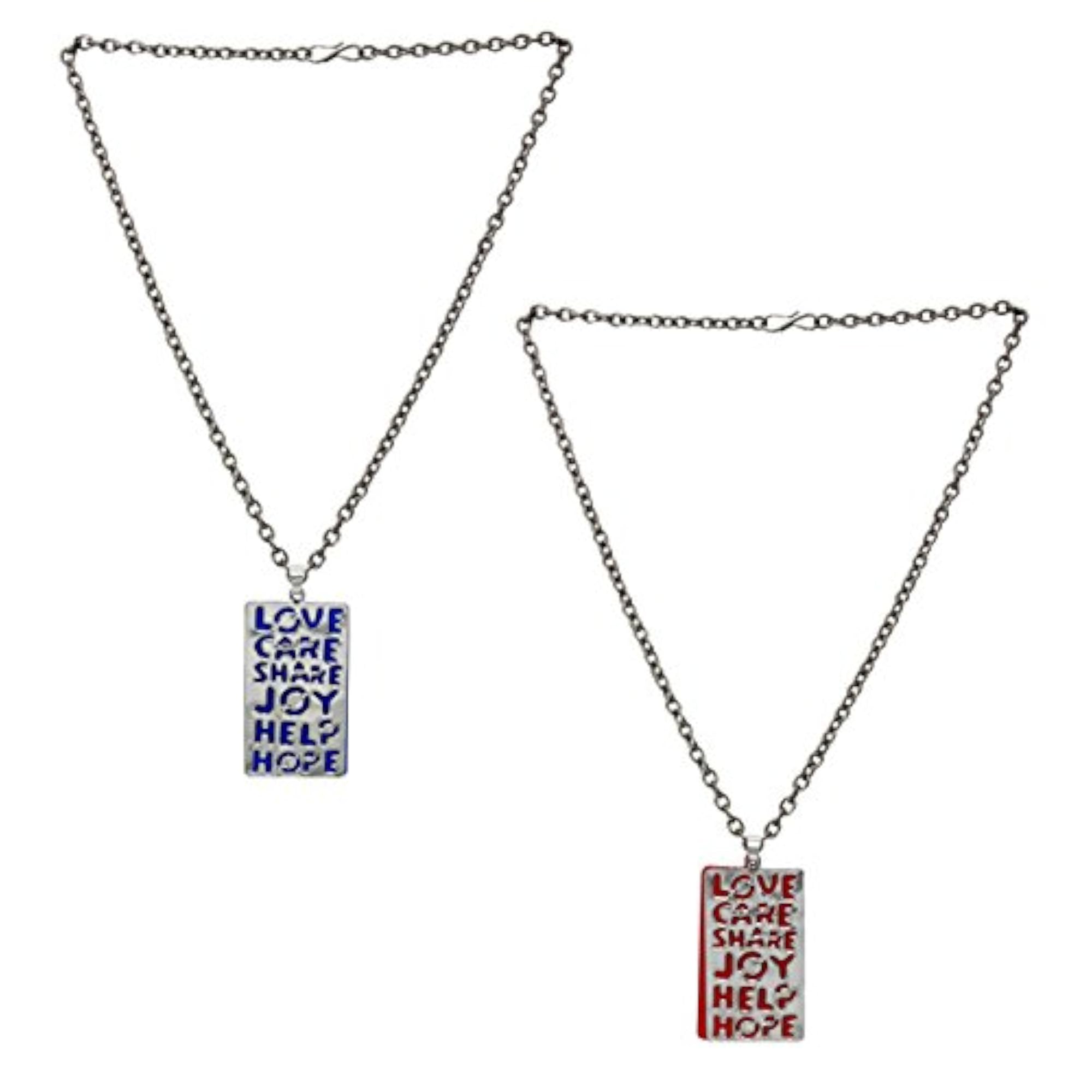 Men's Stainless Steel Life Philosophy Pendant Combo