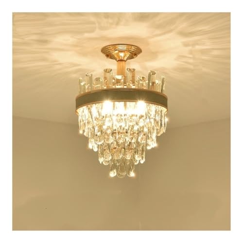Effetto di illuminazione mozzafiato: diversi ciondoli in cristallo creano un effetto di illuminazione da sogno, per creare un'atmosfera e adatto per una decorazione moderna della casa