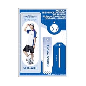 ミュージカル『テニスの王子様』4thシーズン 全国大会 青学vs氷帝 ラメアクリルスタンドキーホルダー 越前リョーマ