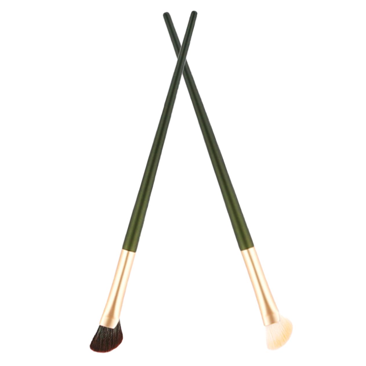 minkissy Professional Nose Contour Brush Set 2pcs Nose Shadow Makeup Applicator Makeup Brush