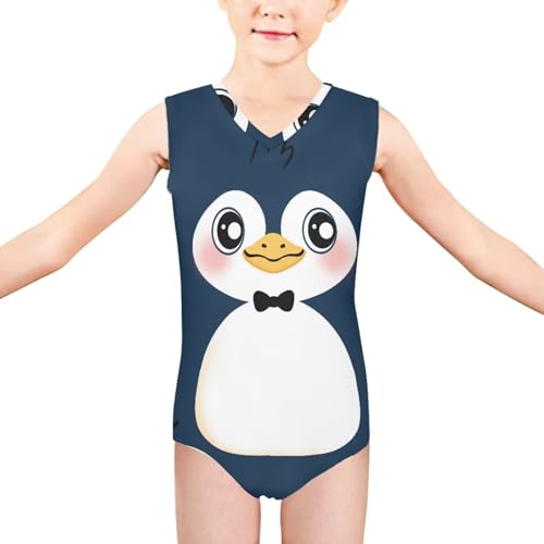 Bulopur Girls' One-Piece Swimwear Age 3-14 Years Teens Little Kids Polyester Swimsuits Sleeveless Bathing Suit2