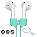 FONY Airpods Magnetic Strap Anti-Lost Airpods Strap Sport String Silicone Cable Connector – Airpods Accessories for Airpods 2 & 1 (Mint Green)