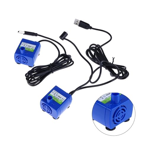 Bomba de agua con luz LED para fuente de gatos miniatura 5