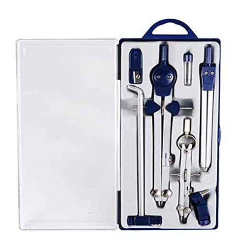 DWhui Kompass for Geometrie Berufshandzeichenwerkzeug Adjustable Precision Drafting Zeichnung Kompass for Metall Maschinen mit Strahl Erweiterung Bar Cover