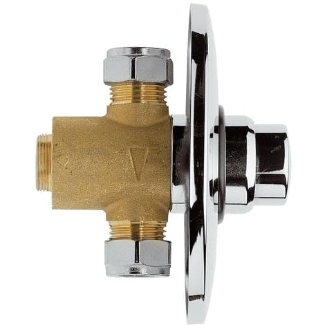 BAGNOCLIC Robinet temporisé Mural encastré à Poussoir