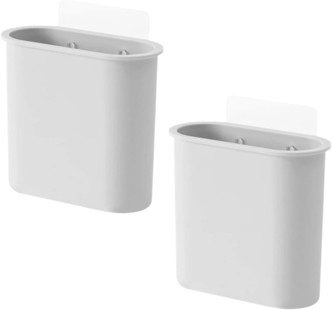 STOBAZA 10pcs Wall-Mounted Storage Bin Draining Toothbrush Organizer Wall Mount Bathroom Storage for Bedroom Home Decor