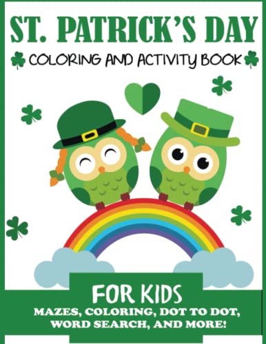 St. Patrick's Day Coloring and Activity Book for Kids