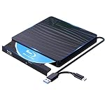 QDSYLQ – Externes Blu Ray Laufwerk 50G, Type-C & USB 3.0 HD 1080P Blu