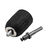 Hochwertiges Material -Kunststoff (Körper) + HSS (Kopf) + Eisen (Griff).Gute metallischen und komfortabel Lackoberfläche.Ist damit sehr robust und widerstandsfähig, abriebfest und schlagfest.Das Bohrfutter lässt sich leicht öffnen und problemlos schließen und hält Bohrer bombenfest.