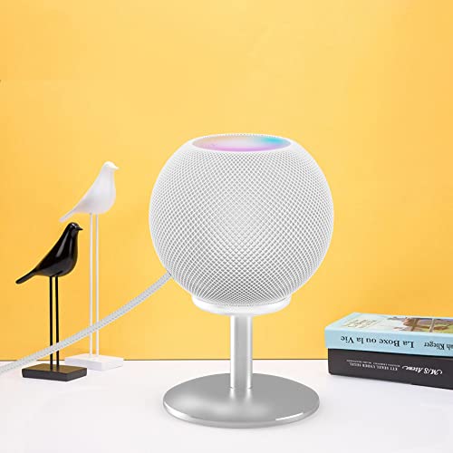 Support Google Home Pod Mini de qualité supérieure en acier blanc - 6