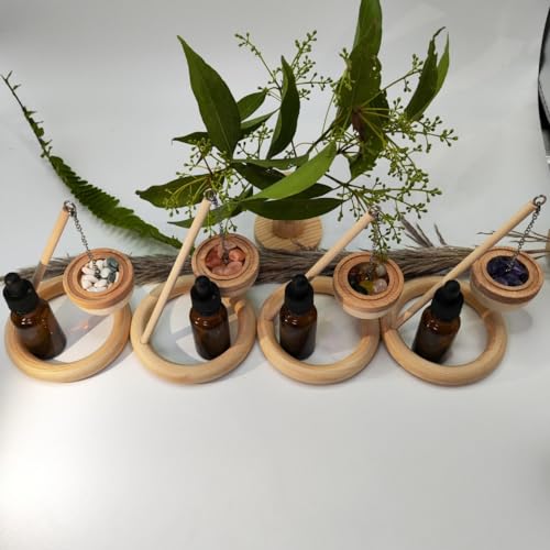 Difusor aromático eléctrico base de madera miniatura 3