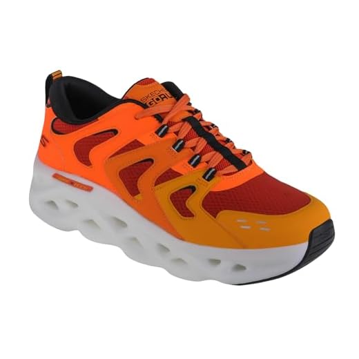 Skechers Zapatillas de Correr para Hombre, Naranja, 44.5 EU
