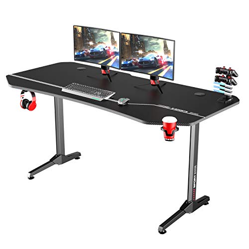 Soges Mesa De Escritorio Para Juegos De Computadora De Escritorio Con Gran Alfombrilla De Ratón, 160 X 75 Cm, Ne-1675 Soges Mesa De Escritorio Para Juegos De Computadora De Escritorio Con Gran Alfombrilla De Ratón, 160 X 75 Cm, Ne-1675