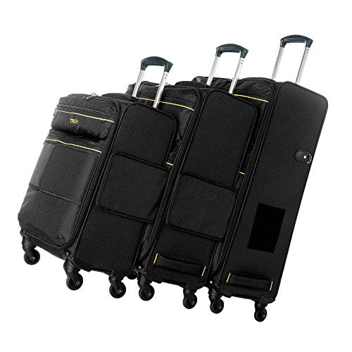 Tach LITE Soft Connectable 3 Piece Luggage Set - 22, 24 &