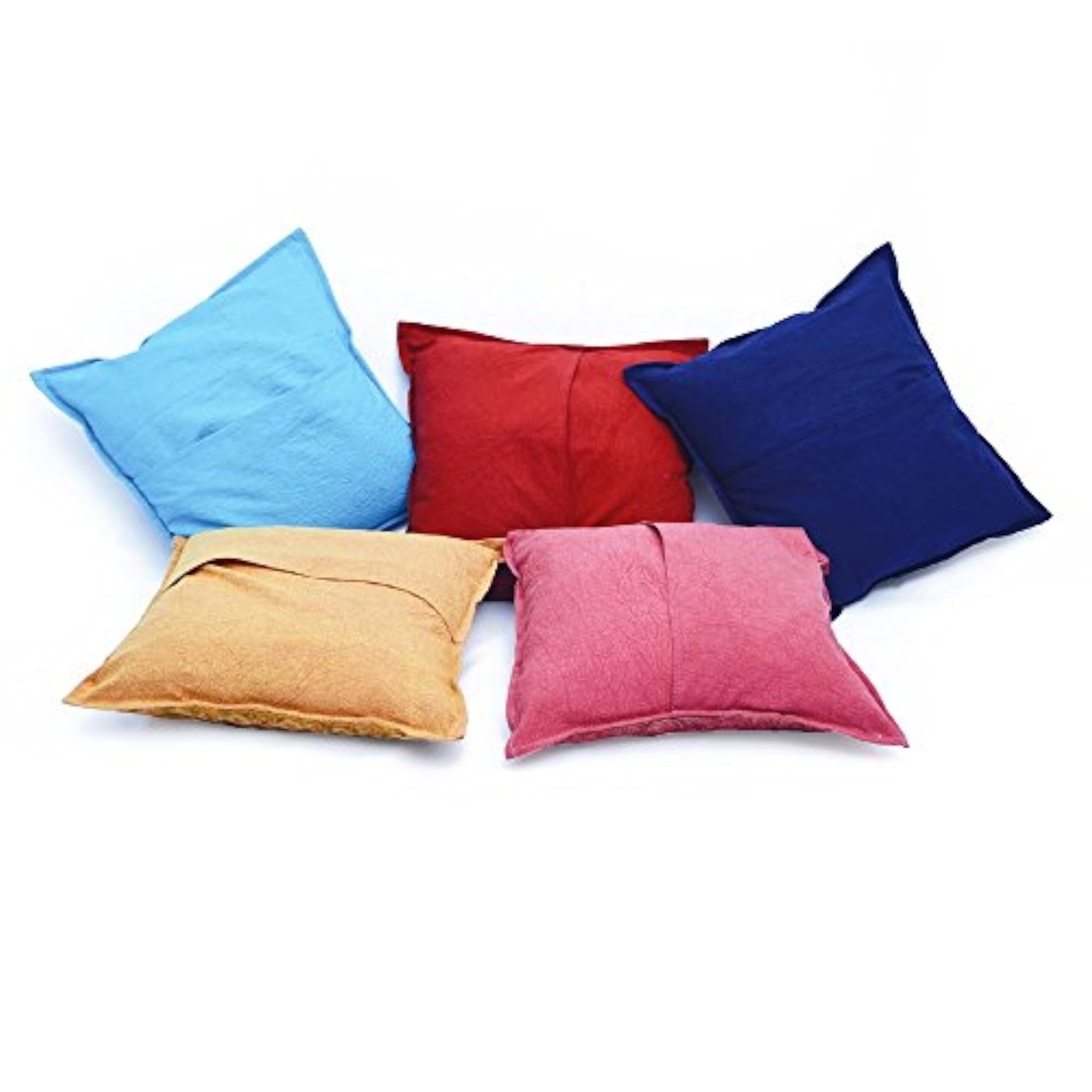 Multicolor Hand Stitched Patch Work Cushion Cover Set