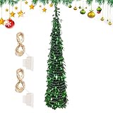 Xijobido Nep Kerstboom, Glitter Realistische Kerstboom, 1.5 Meter Realistische Decoratie Voor Binnen en Buiten Op Tafel