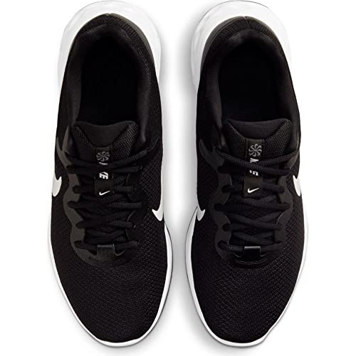 Laufschuhe Herren Nike Revolution 6 in Schwarz/Weiß-Eisengrau