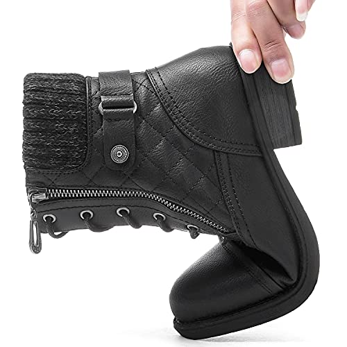 Globalwin Women's Ankle Boots Black Booties For Women 9.5M #TOP5